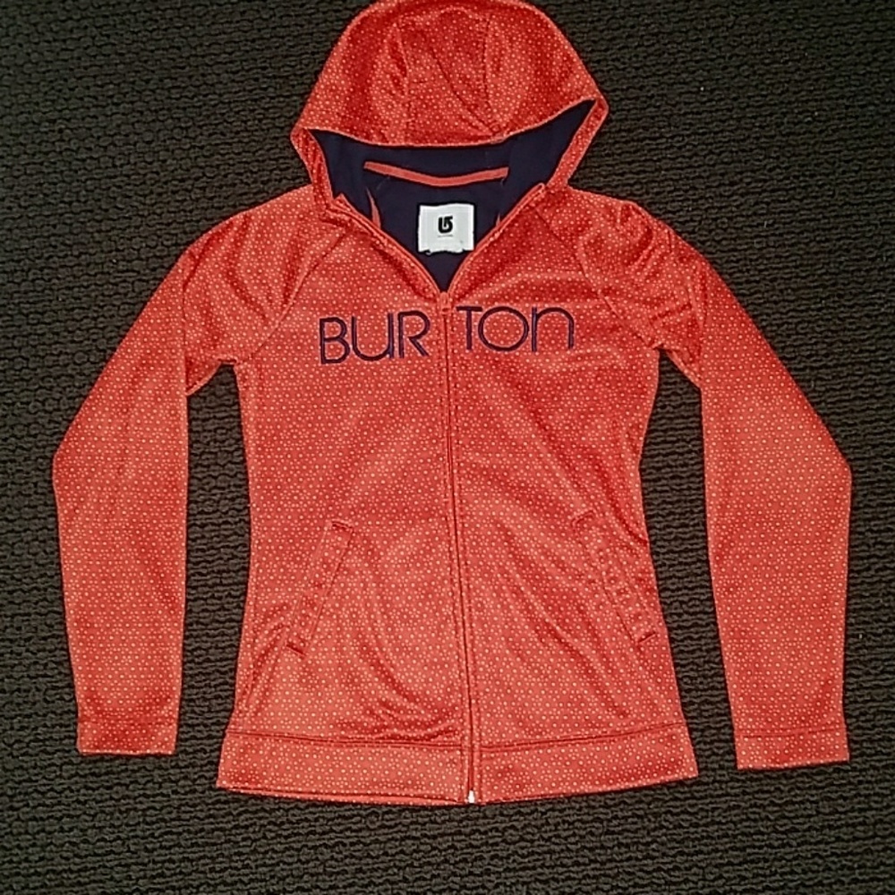 Burton zip-up hoodie
