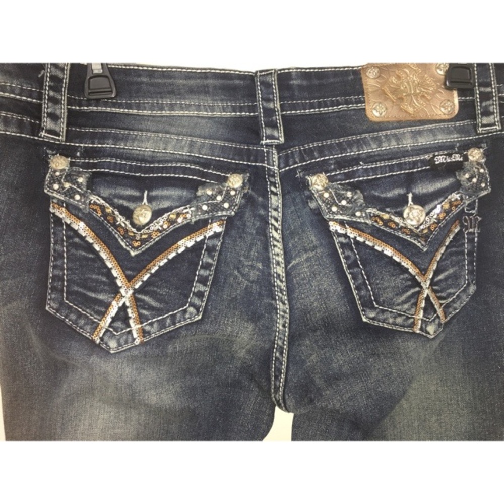 Miss Me Rendezvous Flap pocket Boot Cut Jeans NWT - Picture 5 of 5