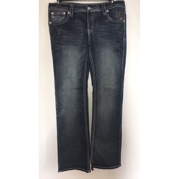 Miss Me Rendezvous Flap pocket Boot Cut Jeans NWT - Picture 3 of 5