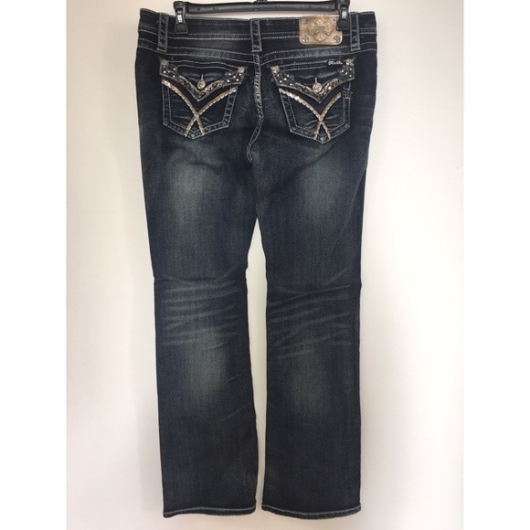 Miss Me Rendezvous Flap pocket Boot Cut Jeans NWT - Picture 4 of 5