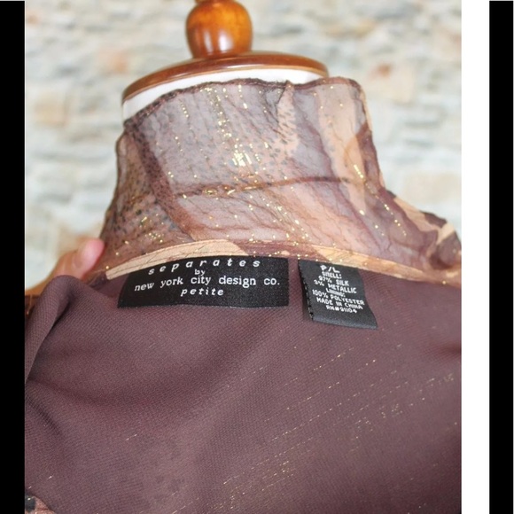 Separates by New York City Design Co. Blouse Sz P - Picture 4 of 4