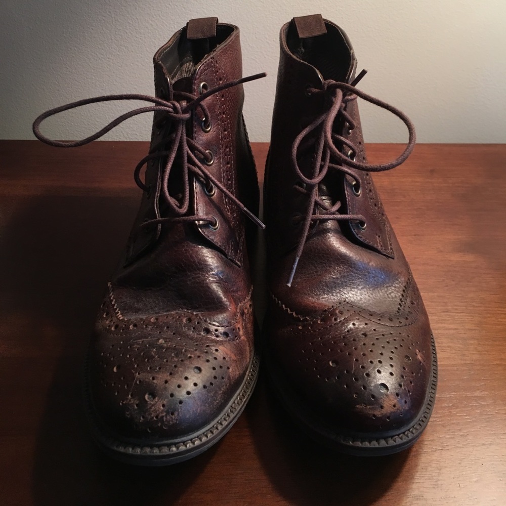 ASOS mens brogue boots