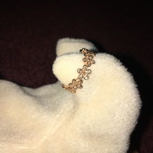 Dazzling Daisy Band, Pandora ring, Rose ™ and CZ