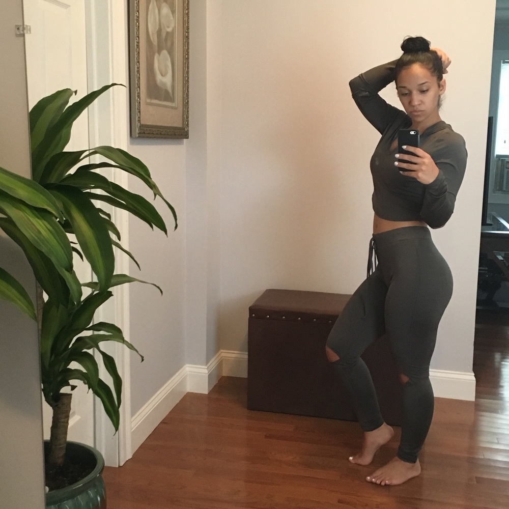 Two piece gray set