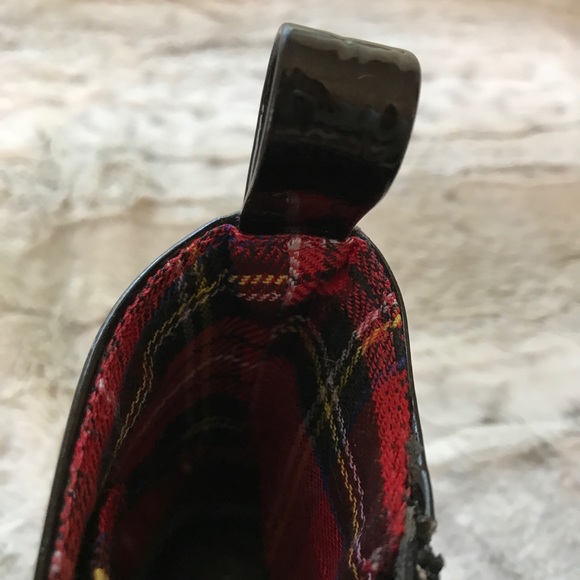 Scuffed Up Glossy Combat Boots - Picture 2 of 2