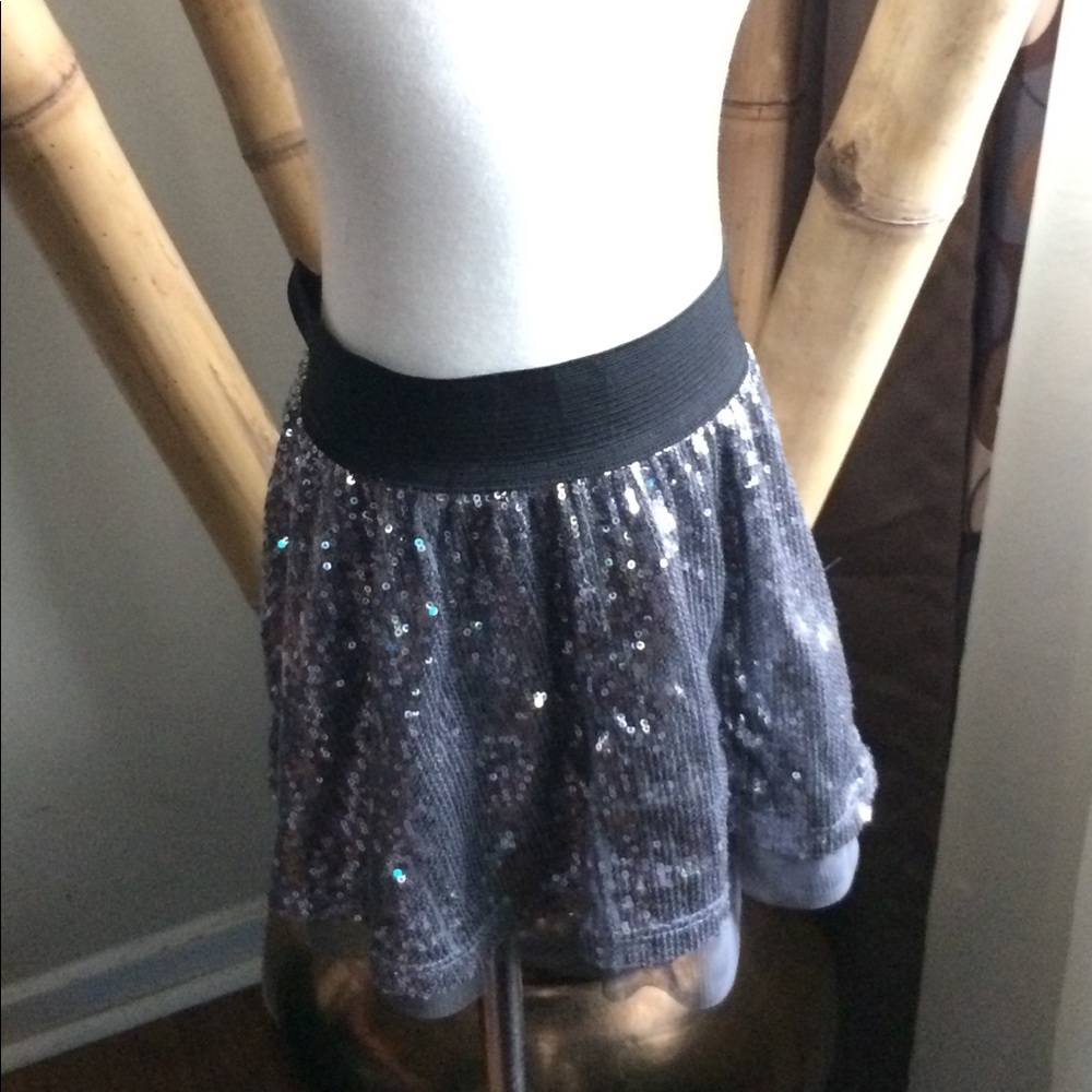 A shimmering kids skirt