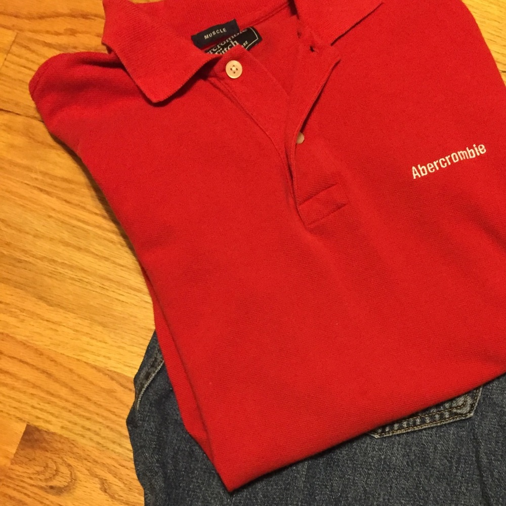 Abercrombie and Fitch Men's Icon Polo Muscle Fit!