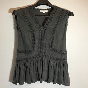 LOFT BROWN BLOUSE P168