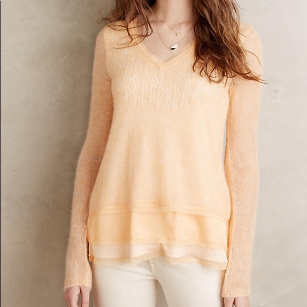 Anthropologie Sheer Sweater NWT