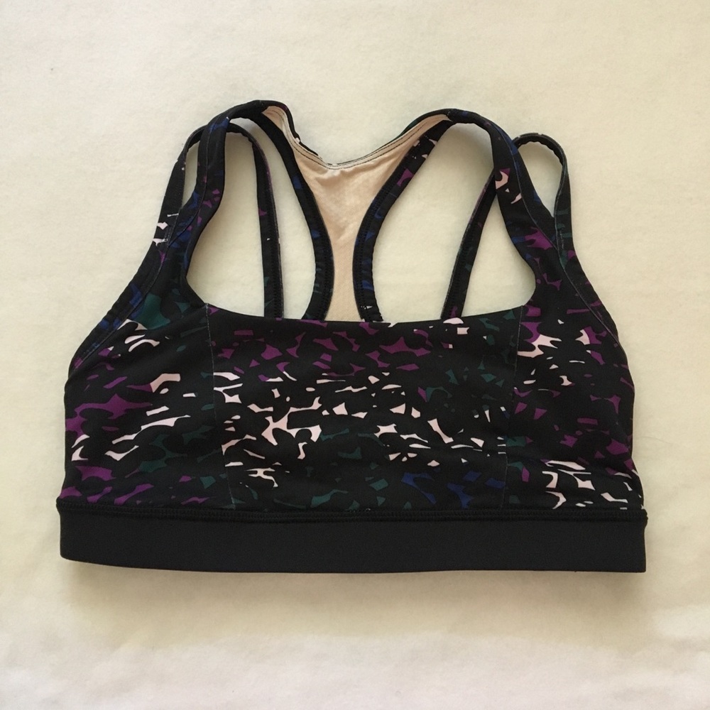 Multicolored lululemon Sports Bra -Sz 8