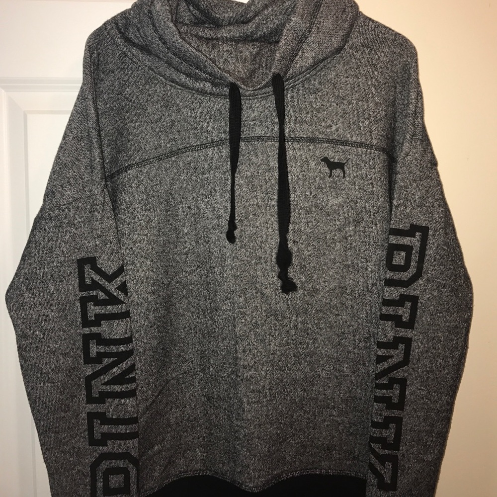 Dark Gray PINK Pullover