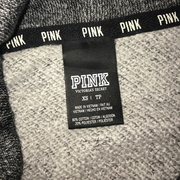 Dark Gray PINK Pullover - Picture 3 of 3