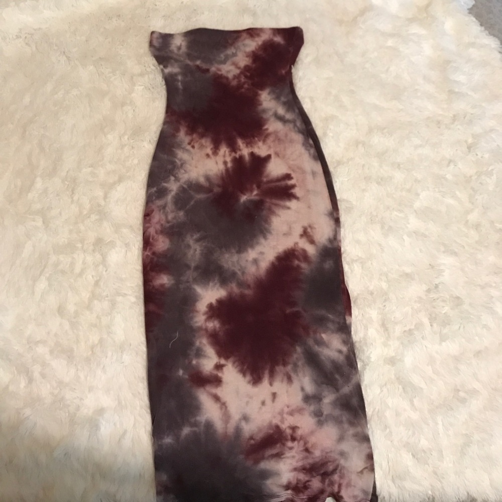 Knee length midi dress