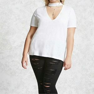 👑 + BLACK V Neck "Uber Cute & I Know It" Tank