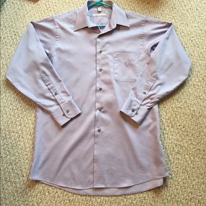 Geoffrey Beene Men's Light Purple Dress Shirt
