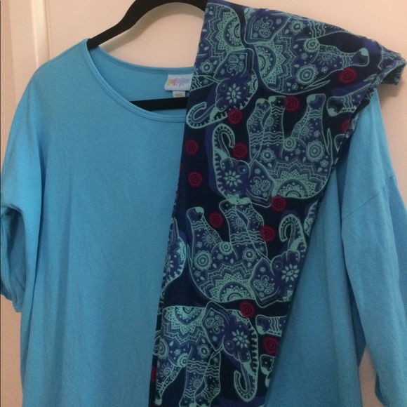 LuLaRoe Other - LuLaRoe Elephants!! Os leggings and Xxs Irma