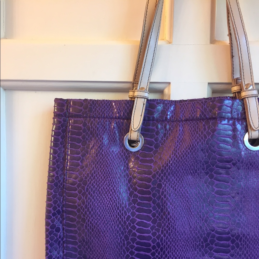 Merona Purple Large Tote Bag