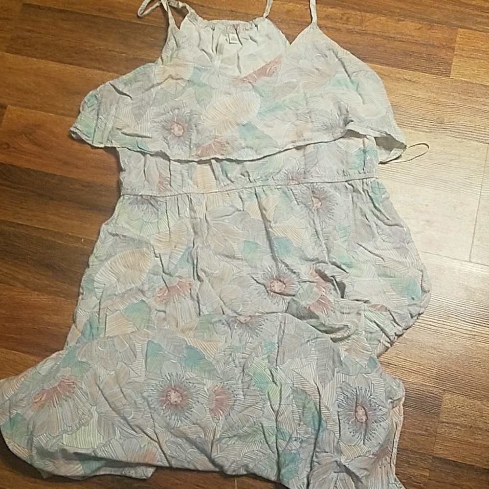 Lauren Conrad pastel floral maxi dress