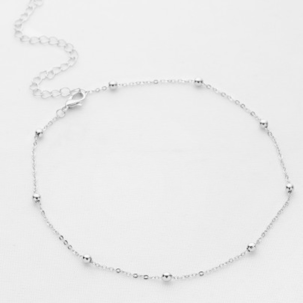 !!!SALE!!! Beaded Detail Chain Choker