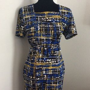 Square Neck Midi Dress