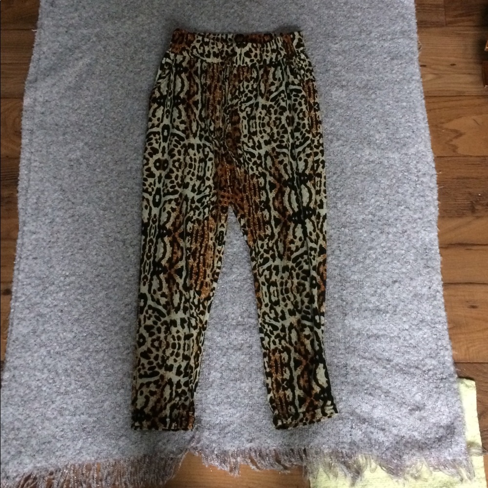 Leopard baggy jeggings