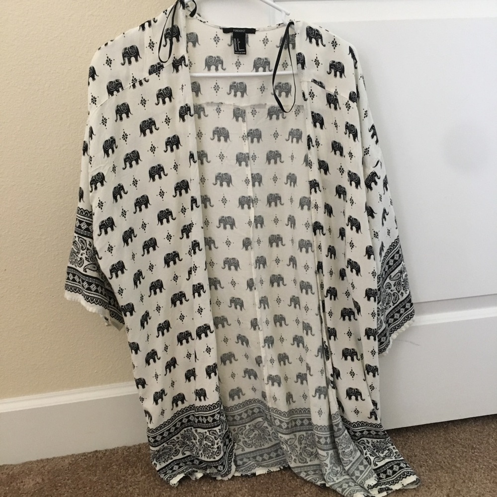 elephant kimono