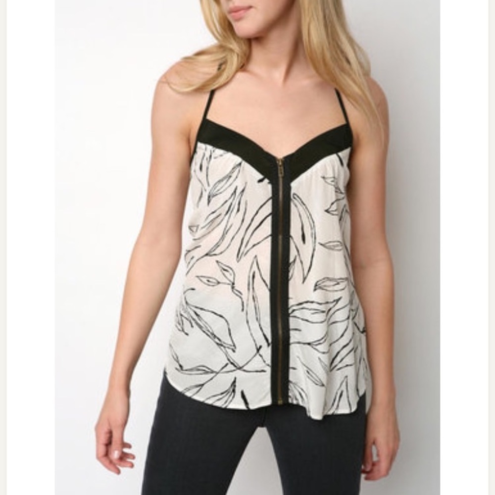 Zip Front Tank Top