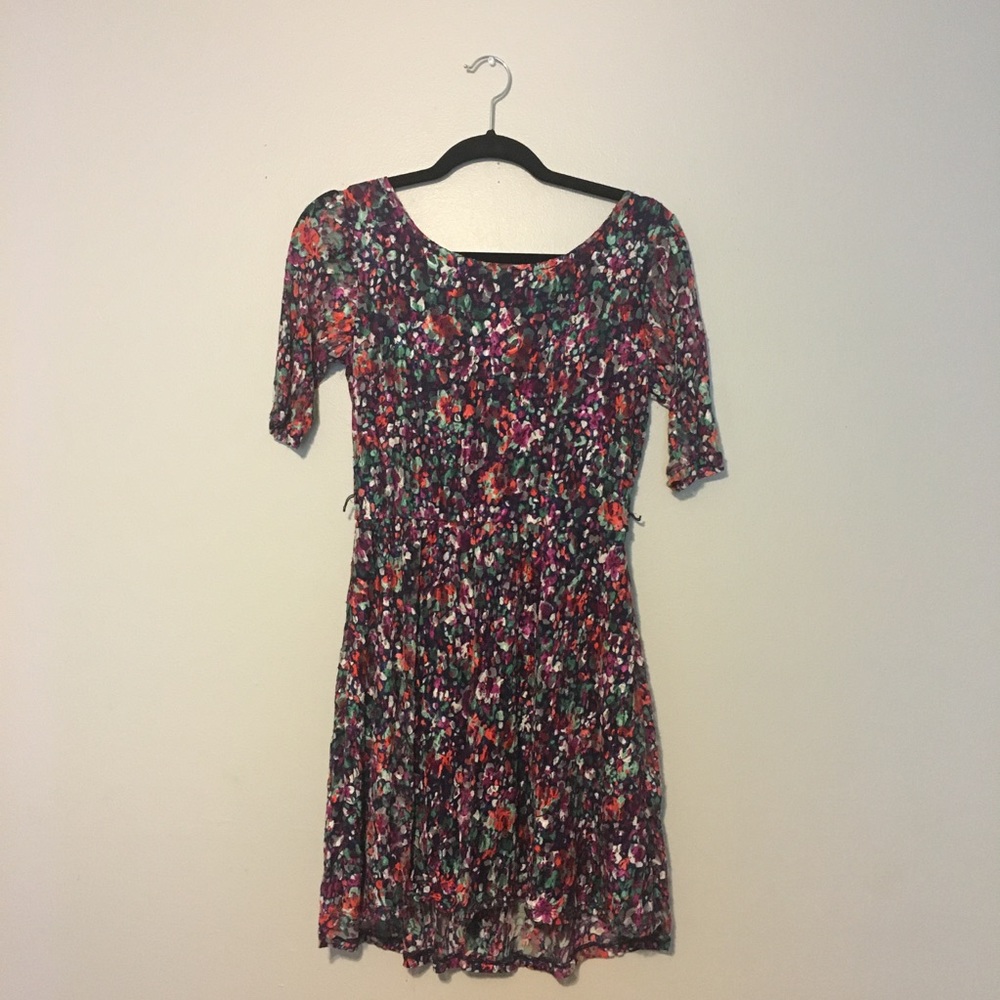 Floral print dress
