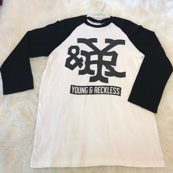 Young & Reckless Other - Young & reckless baseball tee!