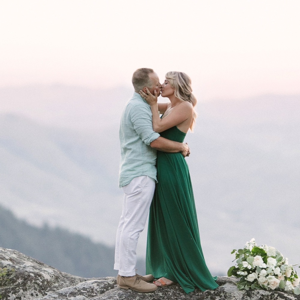 Jenny Yoo BHLDN 'Inesse' full length dress Emerald