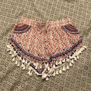 Flowy summer printed shorts