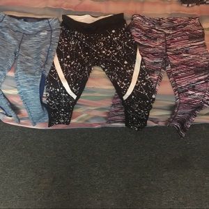 Workout pants. 75 total or 25 each.