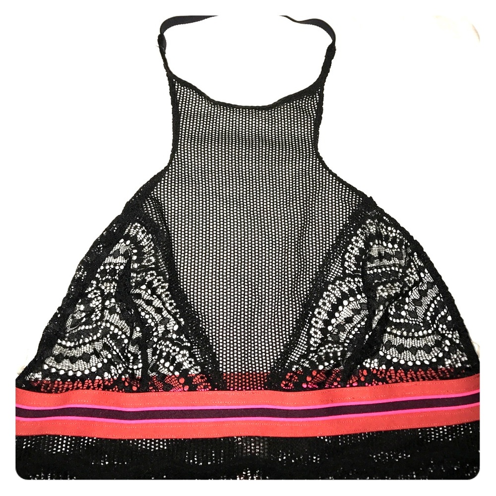 Victoria's Secret lace high neck bralette