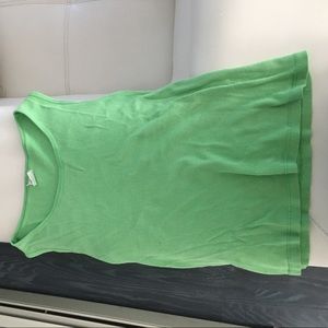 Green tank top