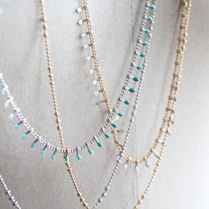 💕 Audrey Long Necklace Silver