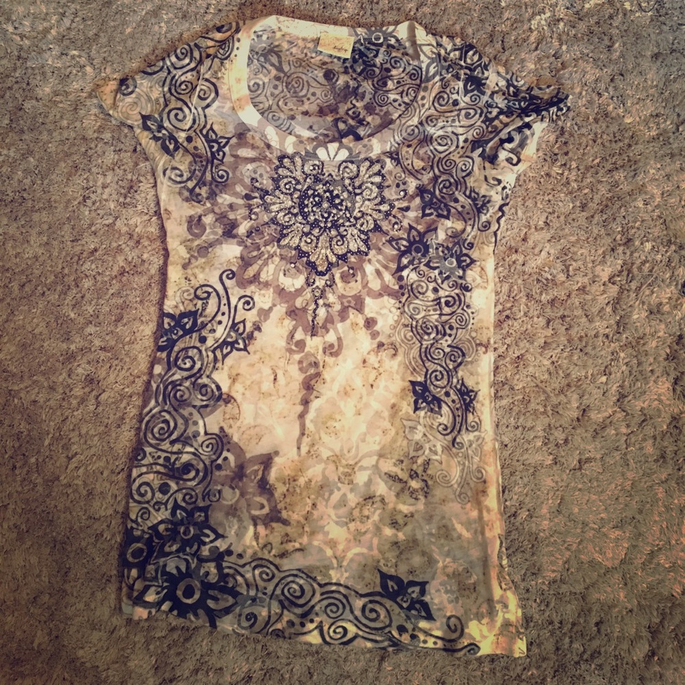 See through material Daytrip top