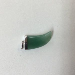 Green Aventurine Tiger Talon Pendant