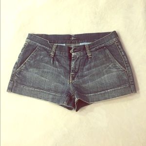 7 For All Mankind Denim Jean Shorts