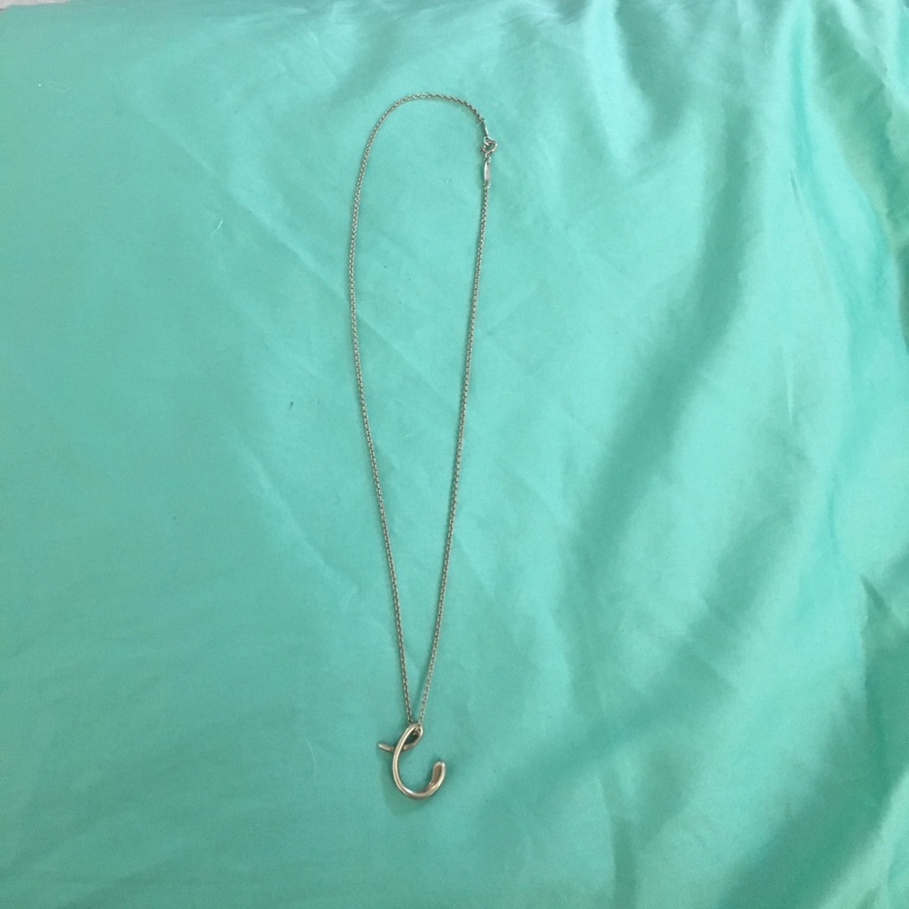 C necklace from Tiffany's