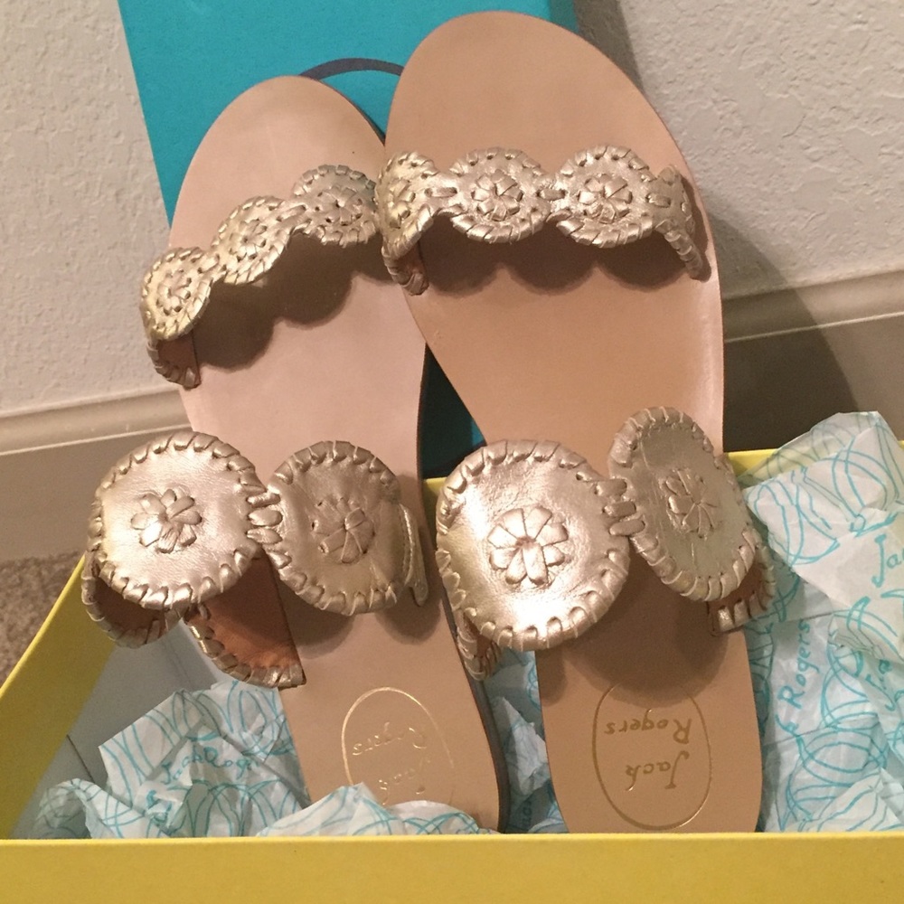 Jack Rogers Lauren sandals size 10