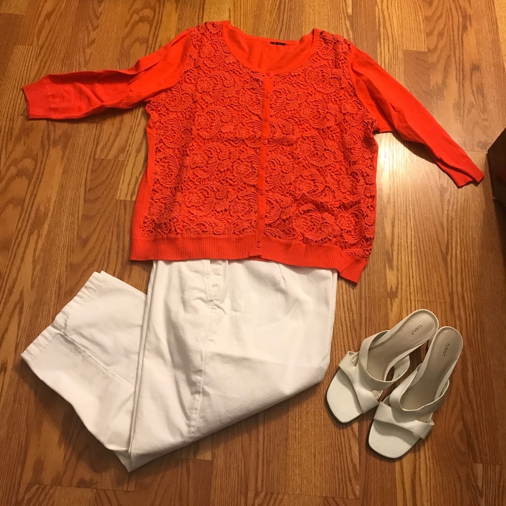 Coral sweater