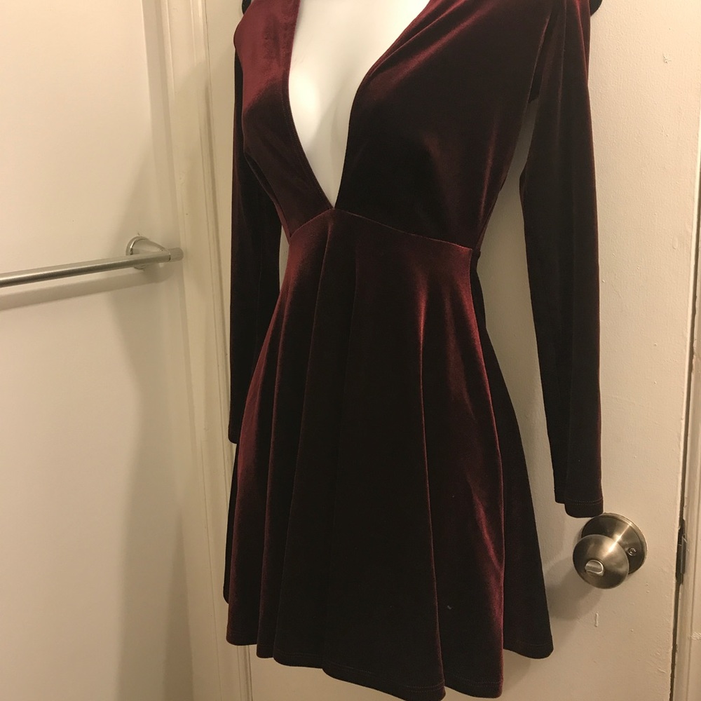 American Apparel velvet dress - Picture 2 of 4