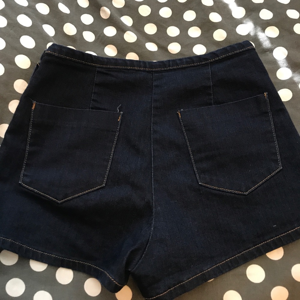 High waisted Forever 21 denim shorts