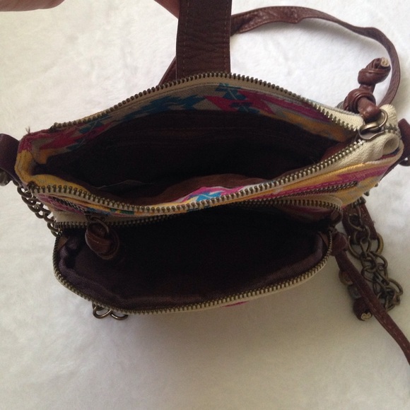 Crossbody bag with Aztec pattern - Picture 4 of 6