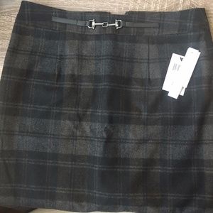 Plaid Pencil Skirt
