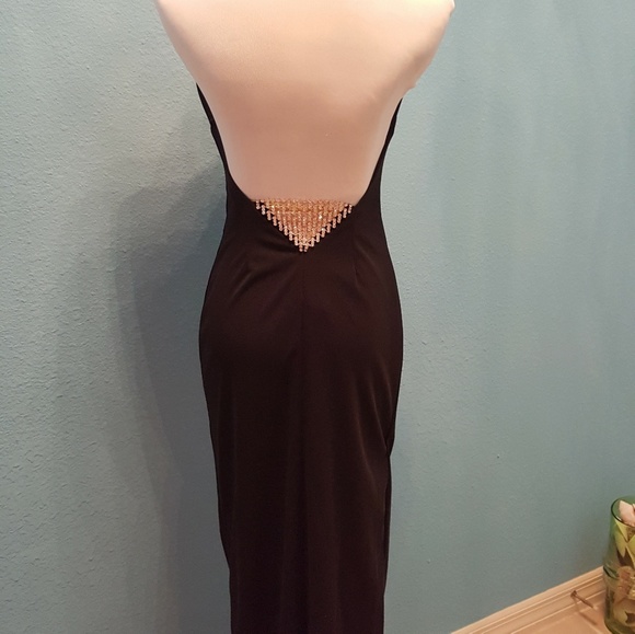 Black formal gown / dress, party, prom - Picture 5 of 8