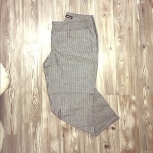 Linen Business Casual Cropped Pants