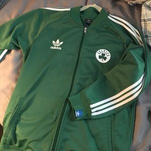 Boston Celtics Youth Large Adidas jacket.