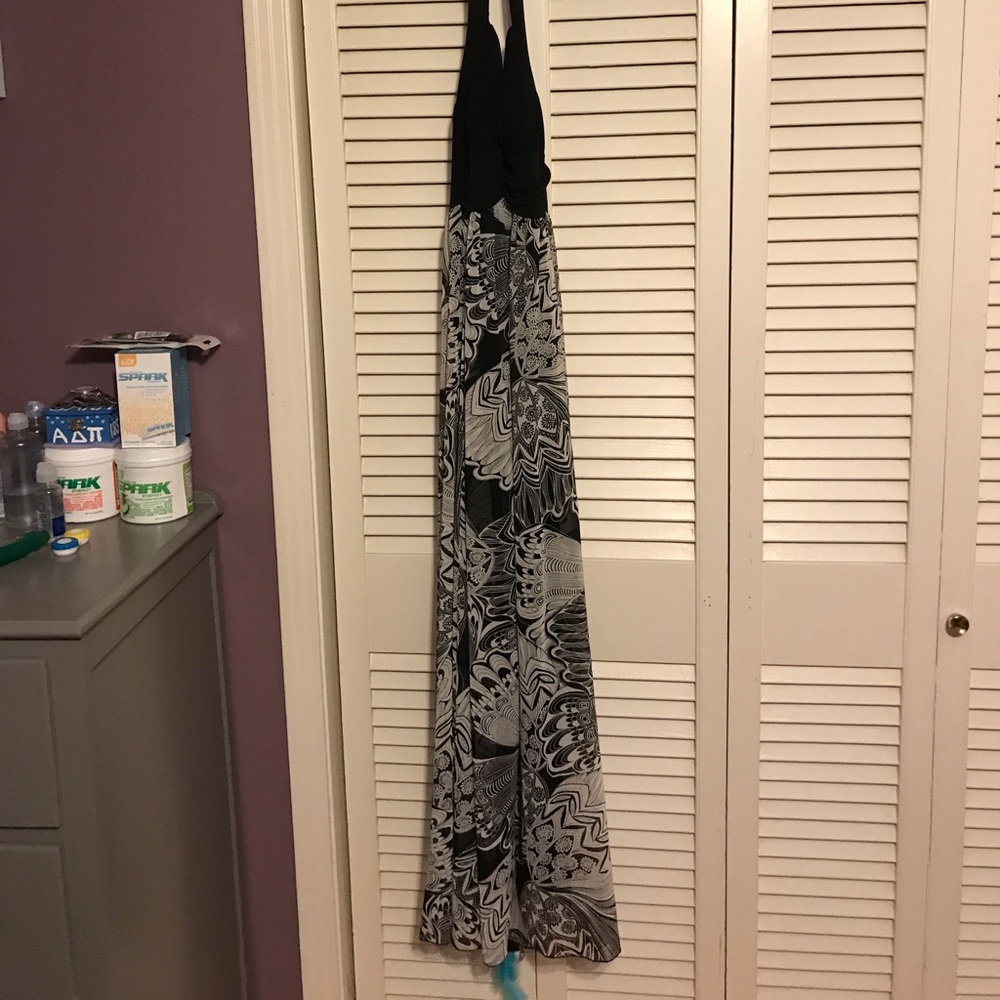 Small halter top maxi dress