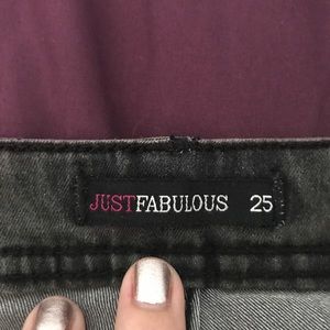 JustFab Grey Denim Jeans